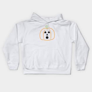 HAPPY Halloween Pumpkin Orange Kids Hoodie